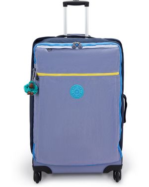 Kipling Wheeled Luggage Darcey L Slate Cb Travel Large 100% Polyamide - Blue