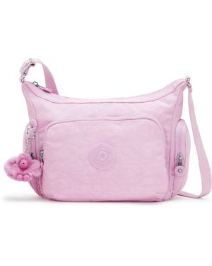 Kipling Crossbody Bag Gabb S Metallic Lilac Medium - Purple