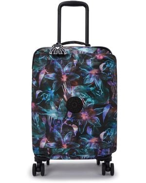Kipling Carry On Spontaneous S Palmtree Leaves Small - Blue