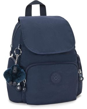 Kipling Backpack City Zip Mini Muted Sage Combo Small - Blue