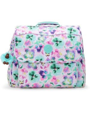 Kipling Backpack Codie L Flower Field Large - Blue