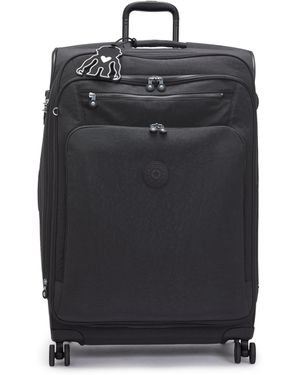 Kipling Wheeled Luggage Youri Spin L Black Noir Large
