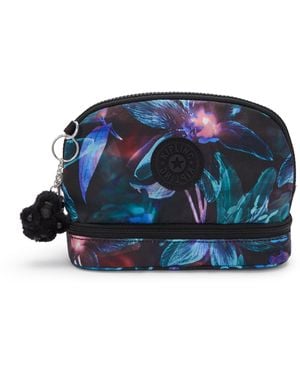 Kipling Pouch Multi Keeper Spectral Orchid Large 100% Recycled Polyester - Blue