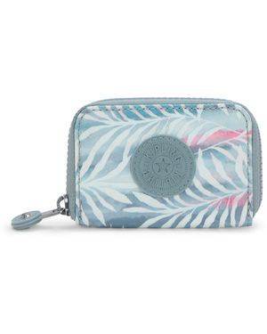 Kipling Wallet & Purses Cash Buddy Palmtree Leaves Small - Blue