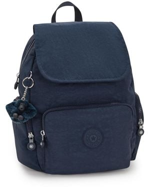 Kipling Backpack City Zip S Muted Sage Combo Small - Blue