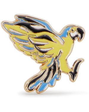 Kipling Small Accessories Parrot Pin Extra Small 85% Zinc Alloy, 15% Copper - Yellow