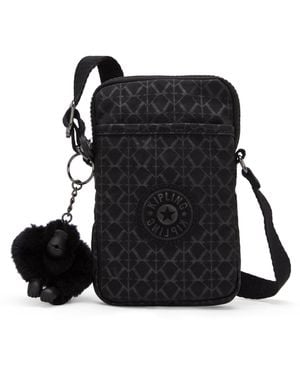 Kipling Phone Bag Tally Palmtree Leaves Small - Blue