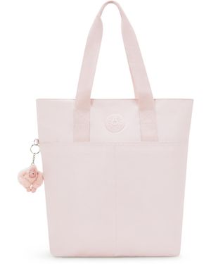 Kipling Tote Hanifa Shine Large - Pink