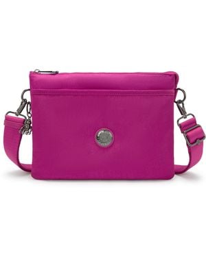 Kipling Crossbody Bag Riri L Fuchsia Night Medium - Purple
