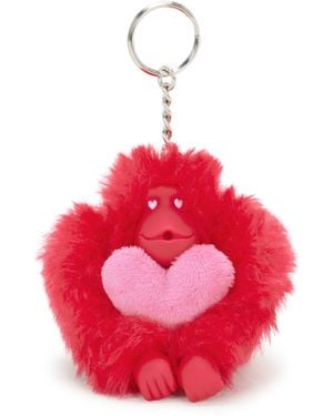 Kipling Monkey/keyhanger Valentine Monkey Valentine Monkey Small - Red