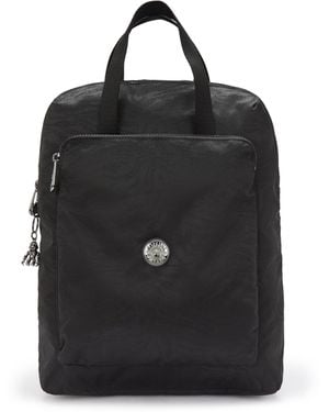 Kipling Backpack Kazuki Undersea Jacquard Medium - Black