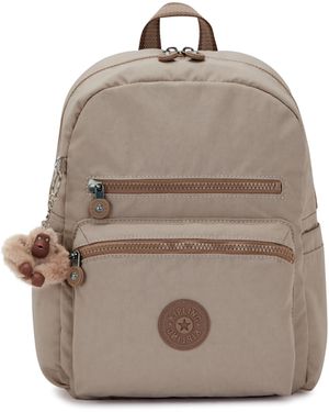 Kipling Backpack Judy M Dusty Taupe Beige Medium - Brown