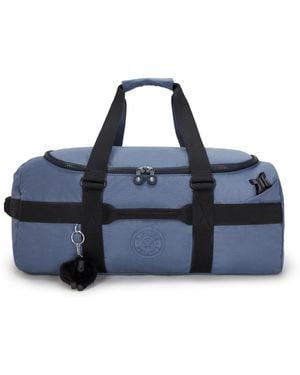 Kipling Weekend Bag Jonis S Relaxed Grey Small - Blue