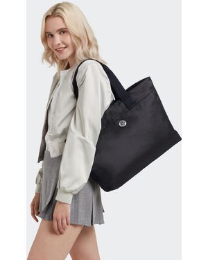 Kipling Tote Colissa Nocturnal Satin Large - Black