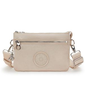 Kipling Crossbody Bag Riri Zip Spice Small - Grey