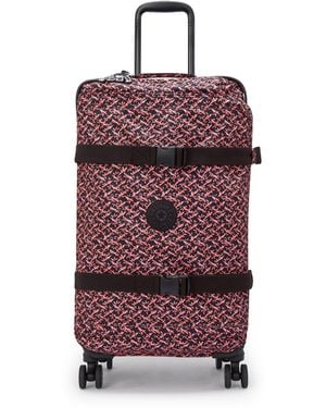 Kipling Wheeled luggage Spontaneous M Dancing Bouquet Medium - Purple
