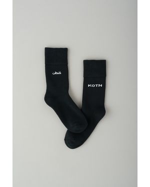 KOTN Crew Sock - Black