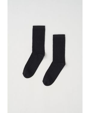 KOTN Pointelle Socks - Black