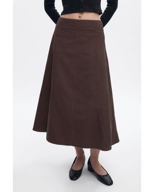 KOTN Paper Touch Skirt - Brown
