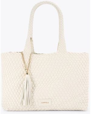 Carvela Kurt Geiger Tote Bag Bone Verona - White