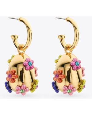 Kurt Geiger Kurt Geiger Earrings Multi Other Brass Rainbow - Metallic