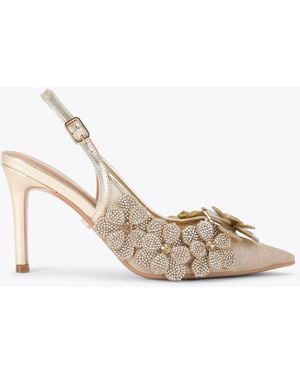 Carvela Kurt Geiger Heels Gold Petalo - Metallic
