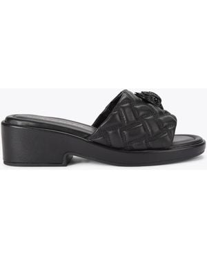 Kurt Geiger Kurt Geiger Sandals Leather Kensington Flatform - Black