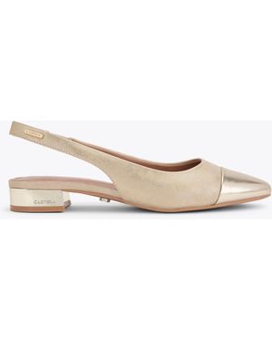 Carvela Kurt Geiger Kurt Geiger Flats Gold Amelia - Natural