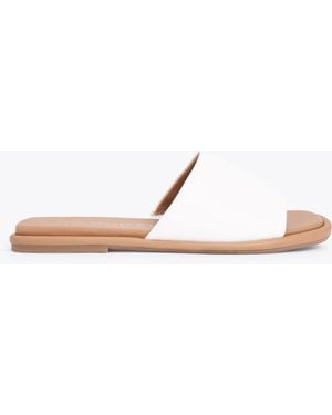 KG by Kurt Geiger Sandals Slip On Vegan Rogan - White