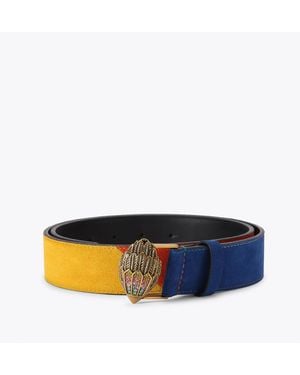 Kurt Geiger Kurt Geiger Belt Suede Leather Kensington - Blue