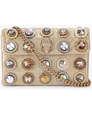 Kurt Geiger Md Kensington Octavia - Gold Iridescent Mini Bag - Natural