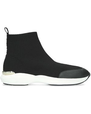 Carvela Kurt Geiger High Top Knitted Sock Trainers - Black