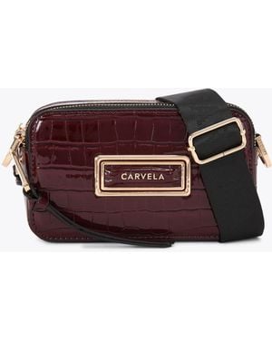 Carvela Kurt Geiger Cross Body Bag Dark Roma - Purple