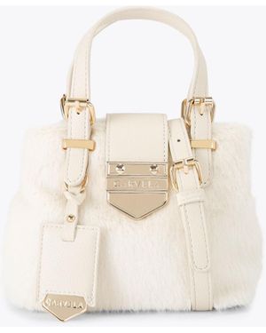 Carvela Kurt Geiger Tote Bag Faux Fur Maria - Natural