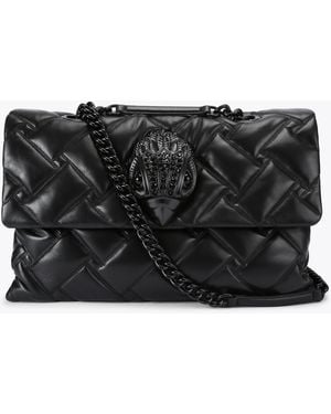 Kurt Geiger Kurt Geiger Shoulder Bag Leather Macro Kensington - Black
