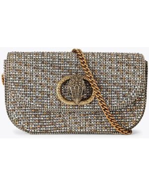 Kurt Geiger Kurt Geiger Cross Body Bag Beige Combination Fabric Chelsea - Grey