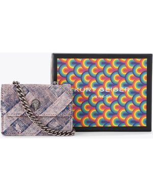 Kurt Geiger Kurt Geiger Mini Bag Denim Micro Kensington - Blue