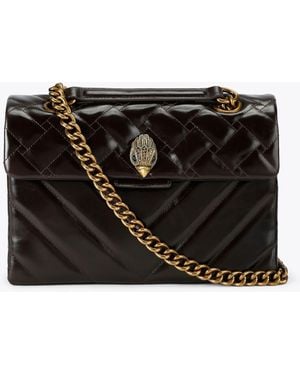 Kurt Geiger Kurt Geiger Shoulder Bag Dark Leather Kensington - Black