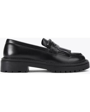 KG by Kurt Geiger Flats Leather Slip On Marty - Black