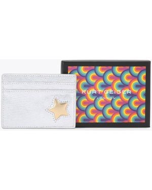 Kurt Geiger Kurt Geiger Purse Silver Combination Card Holder - White