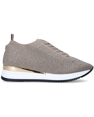 Miss Kg Embellished Sock Trainers - Grey