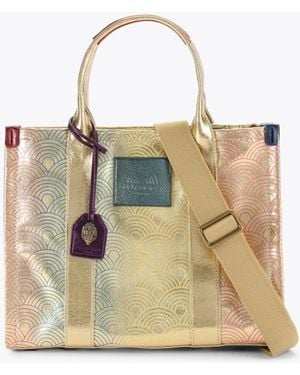 Kurt Geiger Kurt Geiger Tote Bag Gold Combination Fabric Southbank - Metallic