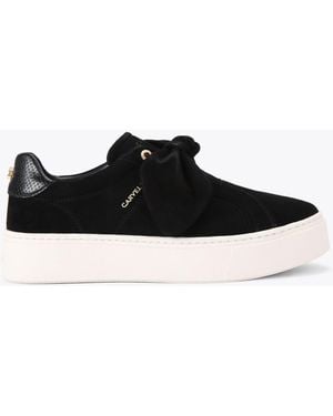 Carvela Kurt Geiger Suede Sneaker Chiara - Black