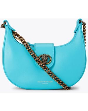 Kurt Geiger Kurt Geiger Cross Body Bag Leather Chelsea - Blue