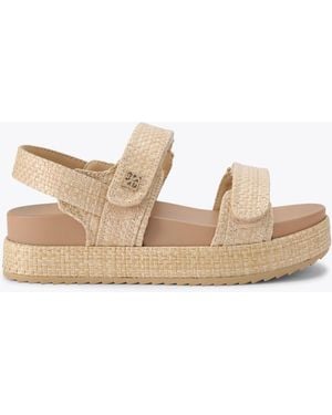 KG by Kurt Geiger Sandals Beige Fabric Raymond - Natural