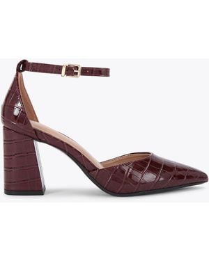Carvela Kurt Geiger Heels Croc Refined - Red