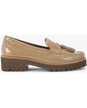 KG by Kurt Geiger Loafer Camel Leather Minnie - Brown