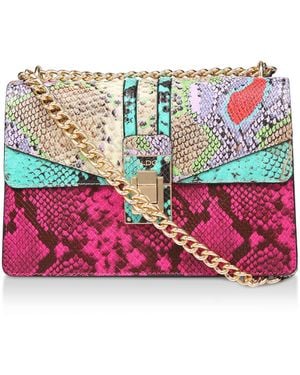 ALDO Multi-coloured 'bisegna' Snake Print Cross Body Bag - Multicolour