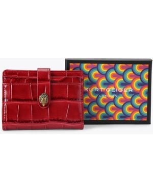 Kurt Geiger Kurt Geiger Purse Leather Multi Card Kensington - Red