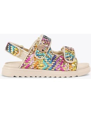 Kurt Geiger Kurt Geiger Sandals Gold Combination Leather Mini Orson - Metallic